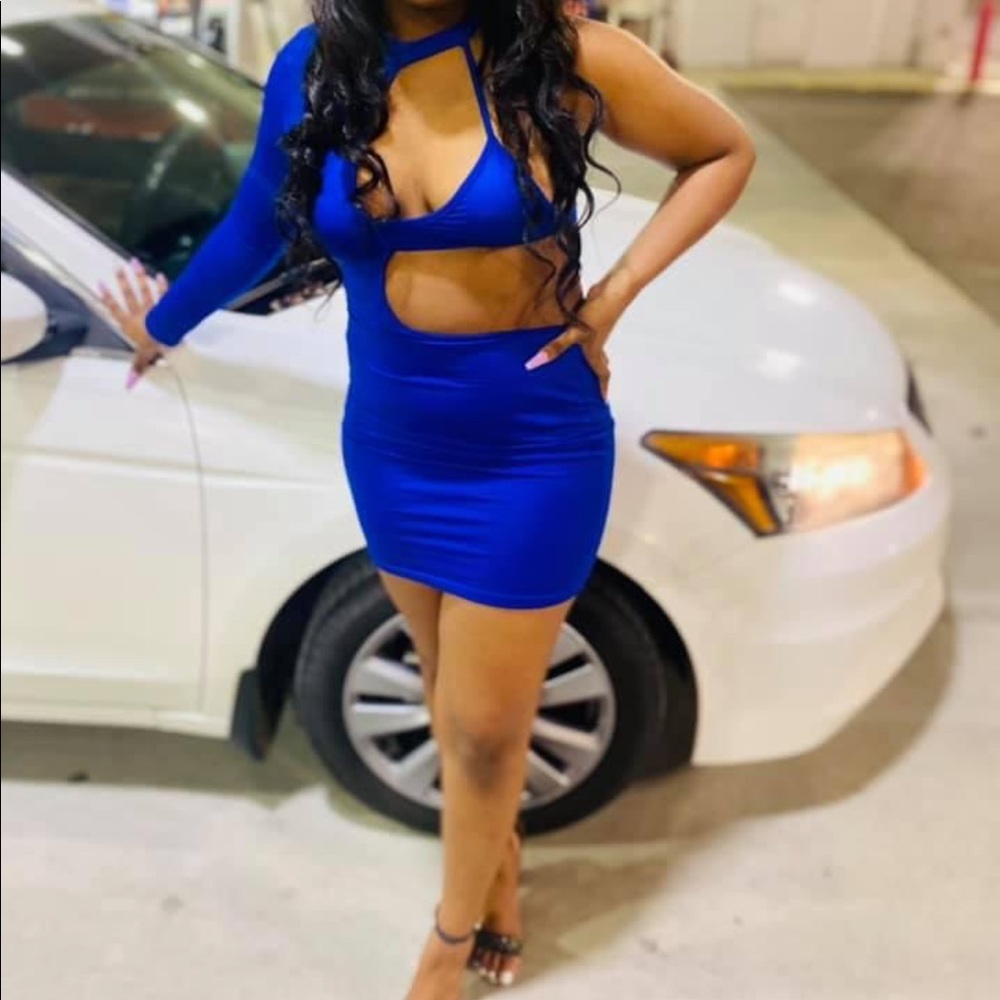 Royal Blue Party Dress